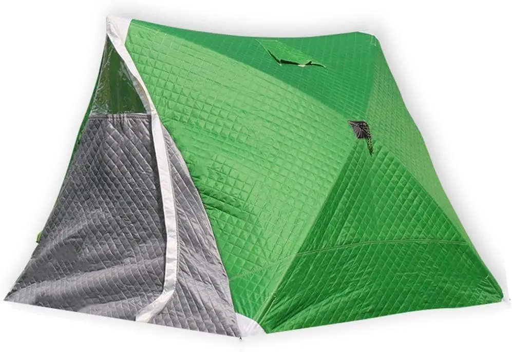 1-2 Winter Fishing Tent Winter Ice Fishing Tent Camping Tent Windproof and Rainproof Outdoor Winter Fishing Warm Tent (Color : D, Size : 200 * 180 * 1
