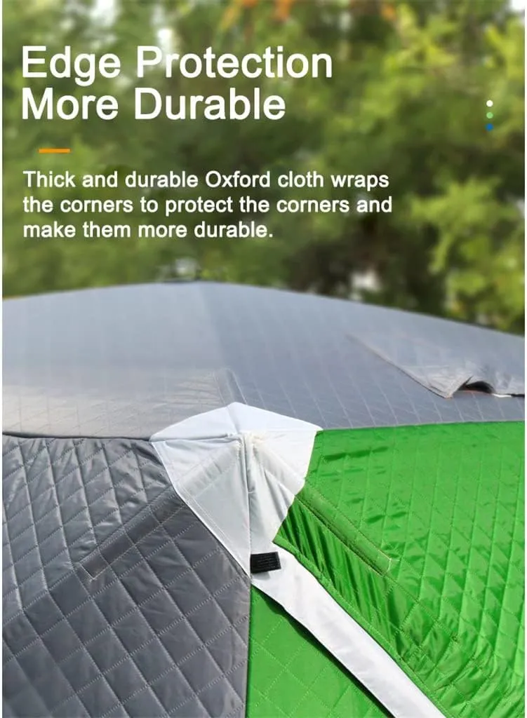 1-4 Winter Fishing Tent Winter Ice Fishing Tent Camping Tent Windproof and Rainproof Outdoor Winter Fishing Warm Tent (Color : D, Size : 200 * 200 * 160cm) (D 220 * 220 * 200cm)