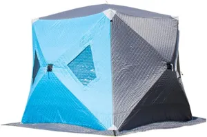 1-4 Winter Fishing Tent Winter Ice Fishing Tent Camping Tent Windproof and Rainproof Outdoor Winter Fishing Warm Tent (Color : D, Size : 220 * 220 * 200cm) (D 220 * 220 * 200cm)