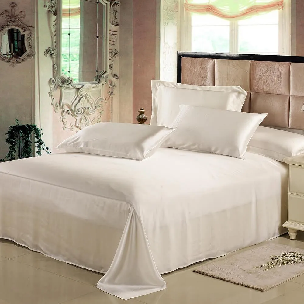 22 Momme SeamlessPure Mulberry Silk Flat Sheet