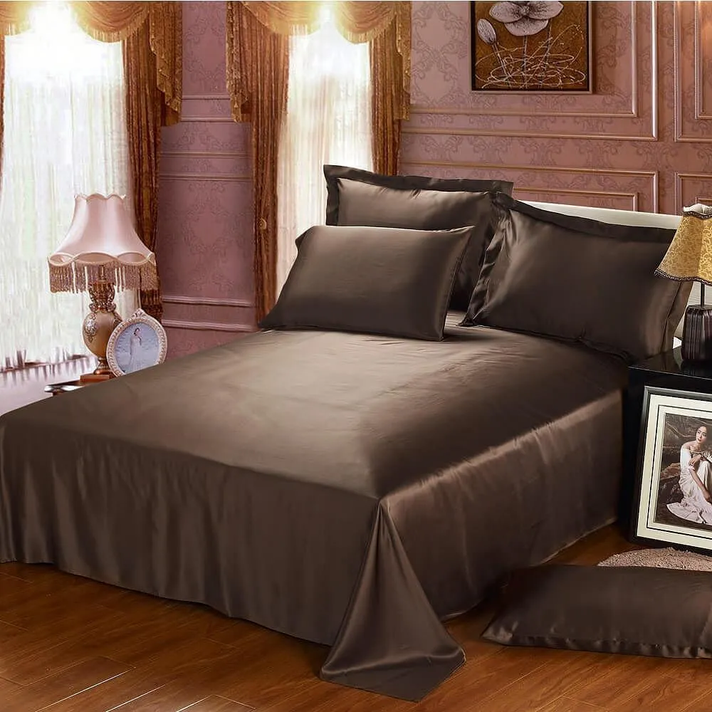 22 Momme SeamlessPure Mulberry Silk Flat Sheet