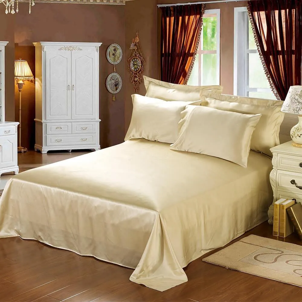 22 Momme SeamlessPure Mulberry Silk Flat Sheet