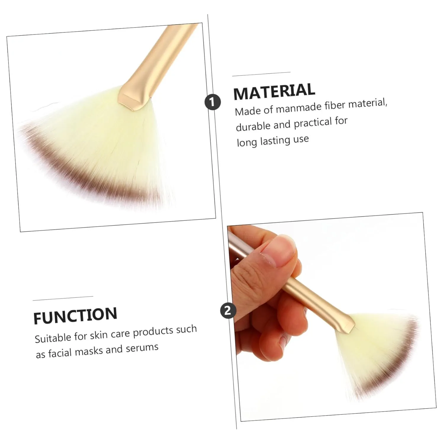 27pcs Highlighter Brush Portable Makeup Brushes for Face for Cheekbones Nose and Brow Bone Soft Synthetic Bristles for Easy Cleaning and Application