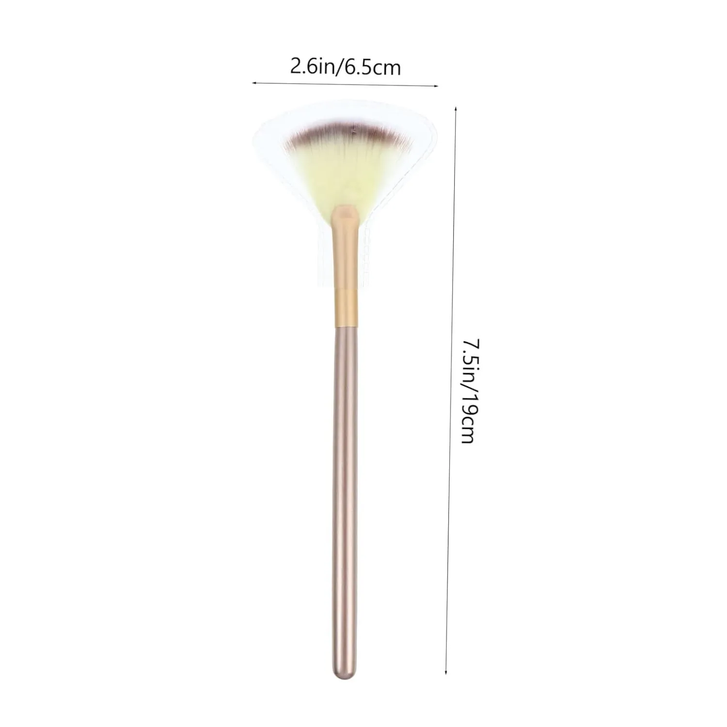 27pcs Highlighter Brush Portable Makeup Brushes for Face for Cheekbones Nose and Brow Bone Soft Synthetic Bristles for Easy Cleaning and Application