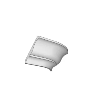 3" Flexible Cornice (per foot)
