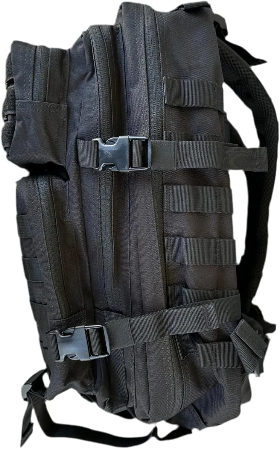 40L Tactical Backpack – 900D/1000D Molle Assault Pack, 3-Day Survival, Hiking, Camping, Travel Gear (BLACKOUT STEALTH)