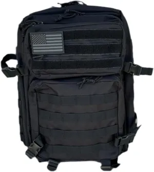 40L Tactical Backpack – 900D/1000D Molle Assault Pack, 3-Day Survival, Hiking, Camping, Travel Gear (BLACKOUT STEALTH)