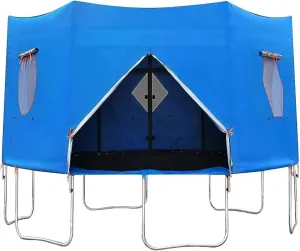 6FT/8FT/10FT/12FT/14FT/15FT Trampoline Tent, Trampoline Tent Cover, Waterproof Oxford Trampoline Canopy, Trampoline Sun Shade for 6 Straight Pole Round Trampoline