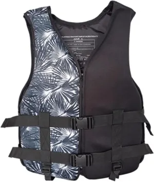 Adults Swim Vest with Adjustable Safety Buckle and Zipper, Fly Fishing Vest for Snorkeling, Kayaking, Boating