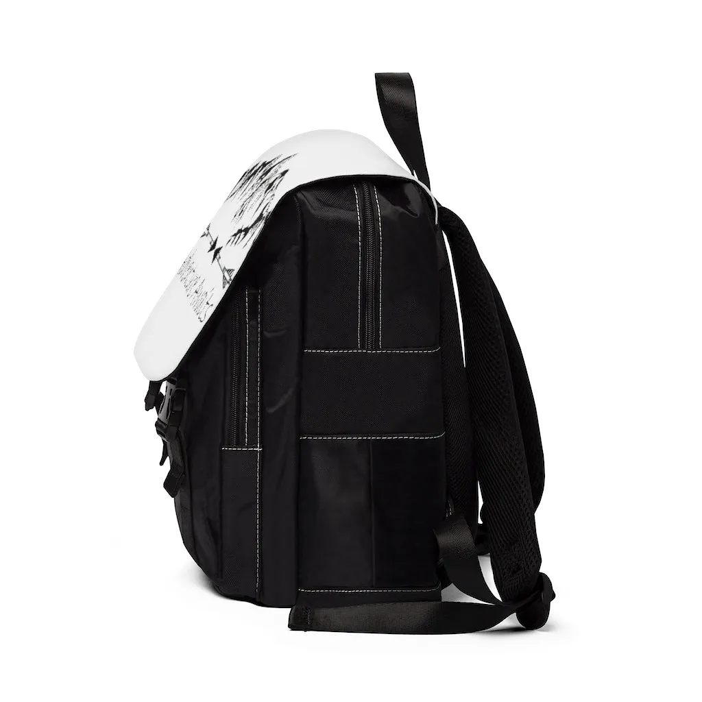 Adventure Awaits Unisex Casual Shoulder Backpack
