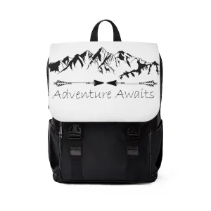 Adventure Awaits Unisex Casual Shoulder Backpack