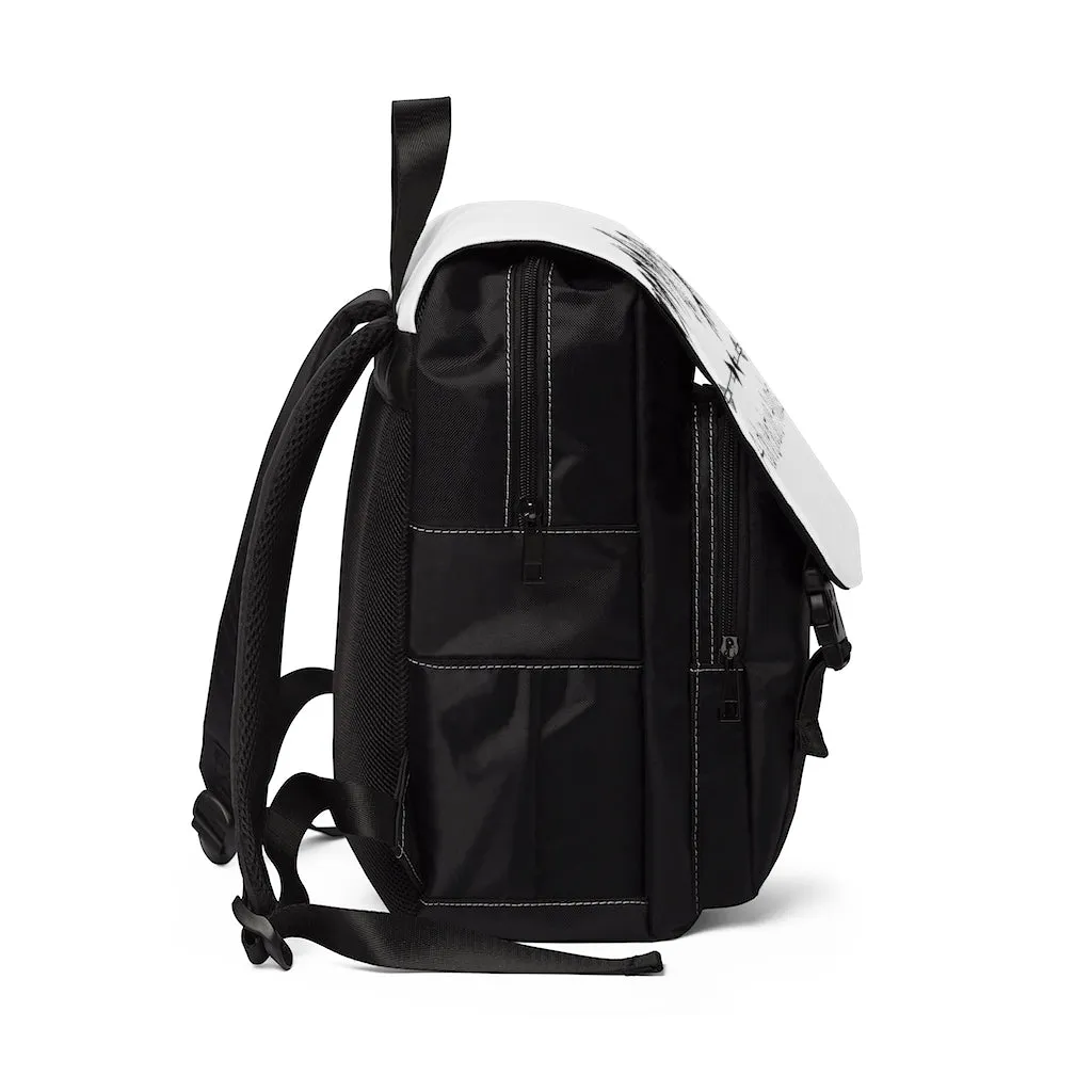 Adventure Awaits Unisex Casual Shoulder Backpack