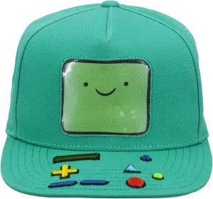 Adventure Time Baseball Cap, Adjustable Snapback Hat with Flat Brim