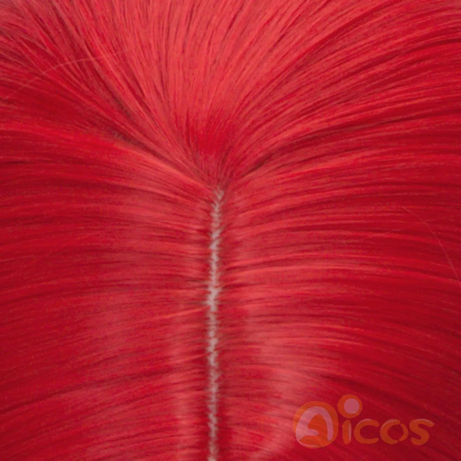 Aicos Long Red Braids Wig for Women 31inches Cowgirl Cosplay Wig Straight Middle Part No Bangs for Halloween Costume Party