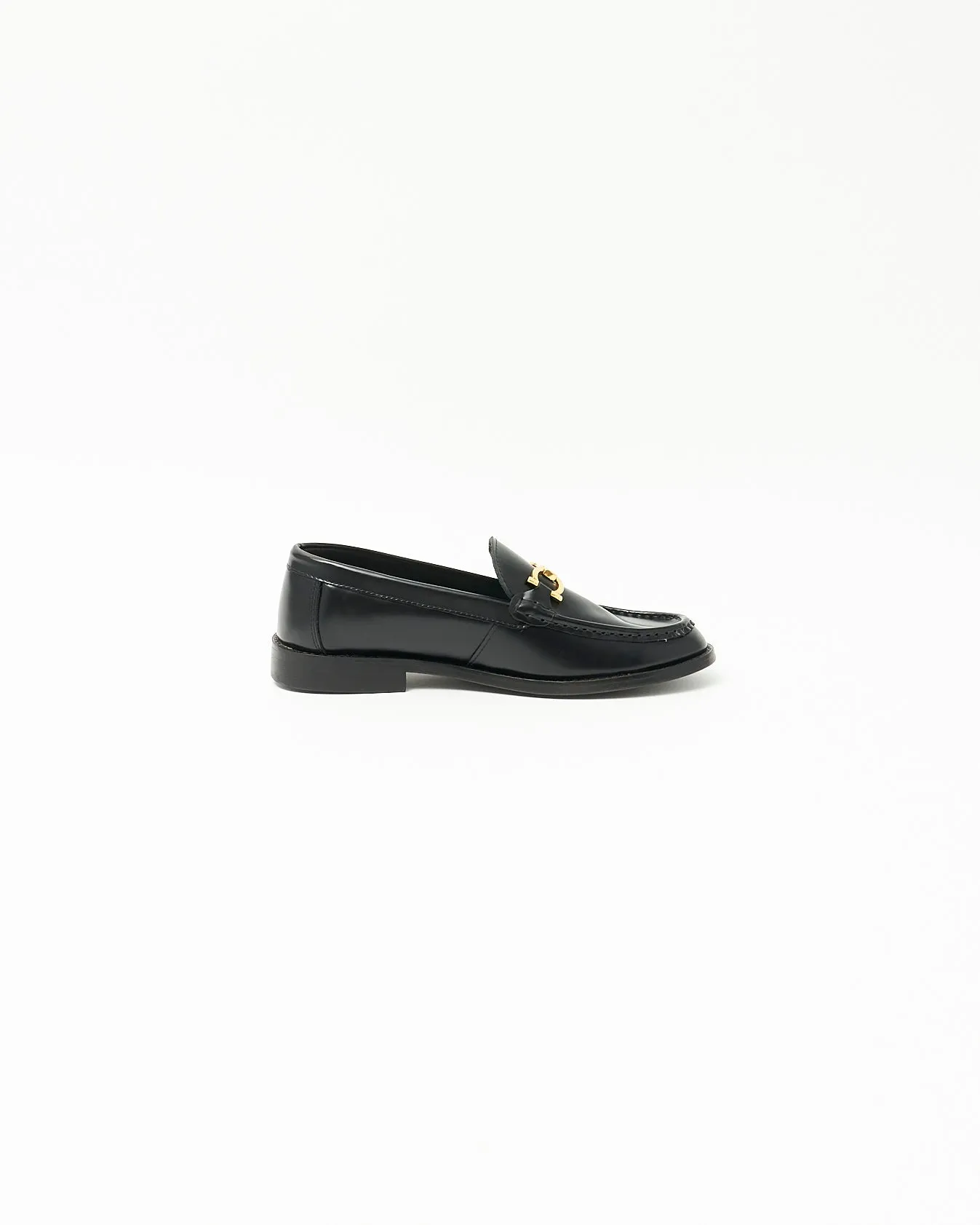 ALMOND TOE C LOAFERS BLACK