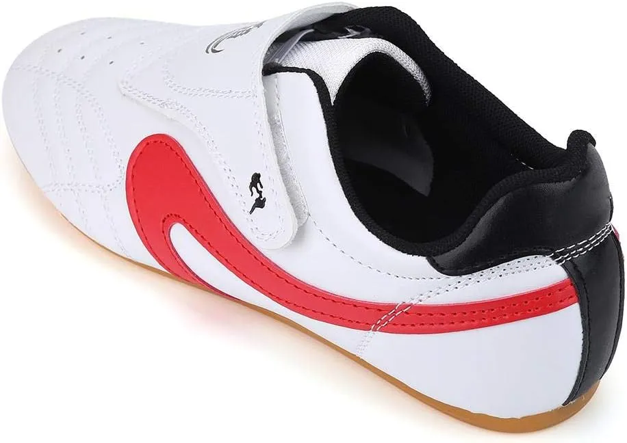Alomejor Taekwondo Shoes Breathable PU Leather Lightweight for Boxing Kung Fu and Taichi