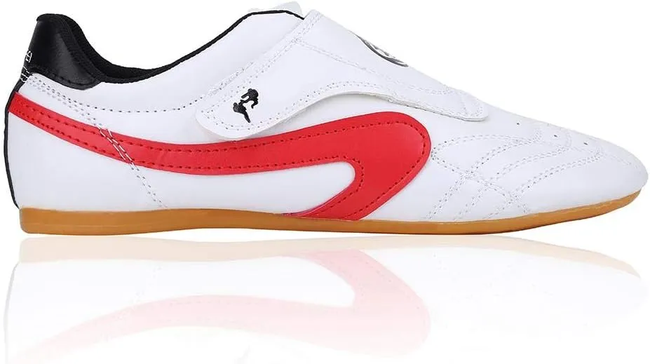 Alomejor Taekwondo Shoes Breathable PU Leather Lightweight for Boxing Kung Fu and Taichi