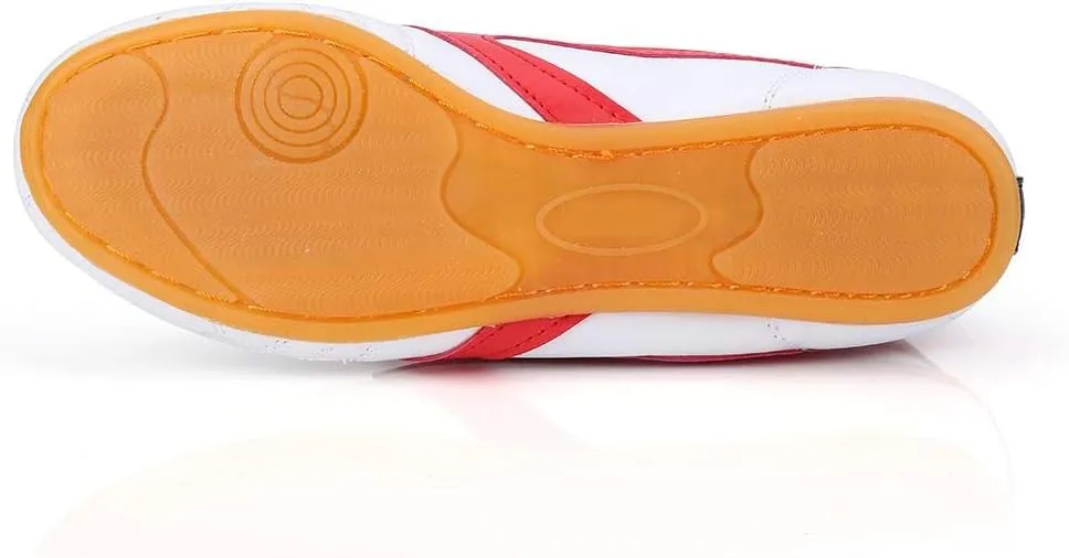 Alomejor Taekwondo Shoes Breathable PU Leather Lightweight for Boxing Kung Fu and Taichi