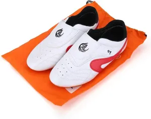 Alomejor Taekwondo Shoes Breathable PU Leather Lightweight for Boxing Kung Fu and Taichi