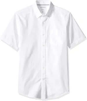 Amazon Essentials Men's Button-Up Shirts - Slim-Fit Short-Sleeve Pocket Oxford - Comfort and Style