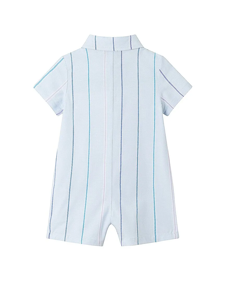 Andy & Evan Oxford Stripe Shirtall Set