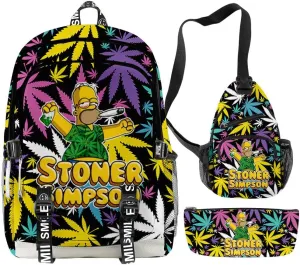 Anime Backpacks Casual Laptop Backpack Travel Bags for Men Women