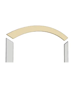 Arched Flat Stock Casing - MDF