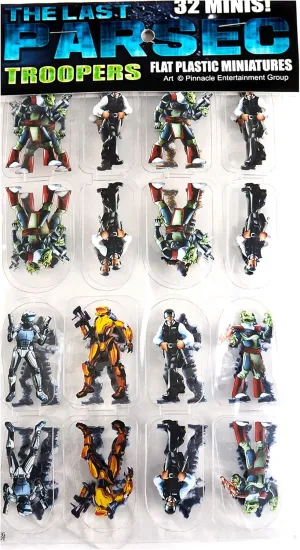 Arcknight Flat Plastic Miniatures (Last Parsec Troopers Horde)