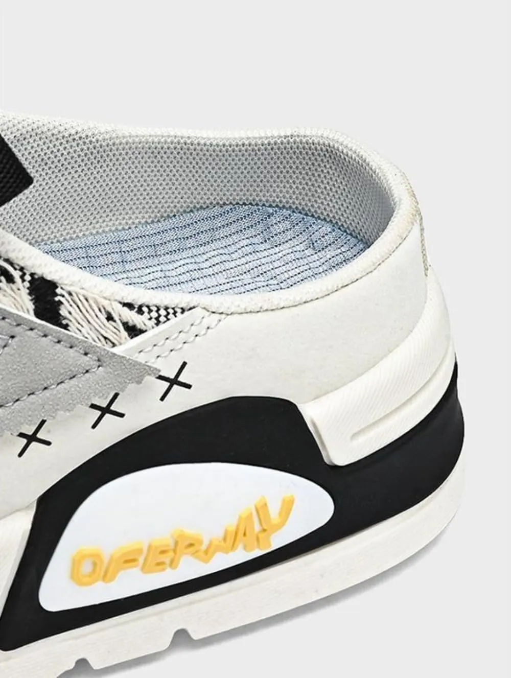 Backless Tennis Shoes for Men Wide Mule Sneakers Slip on House Slippers Platform Lace Up Mesh Breathable Lightweight Casual Walking Slides Office Business Casual Sport Shoes Gym Running Travel Driving
