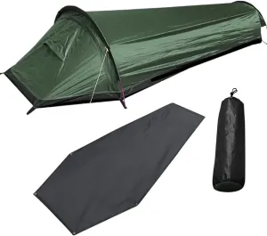 Backpacking Tent Outdoor Camping Tent Lightweight Tent Water-Resistant Tent Single Person Tent Sleeping Bag Tent Easy Set Tent Single Person Backpacking Tent Hiking Bivy Tent Lightweight