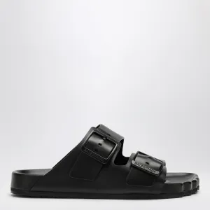 Balenciaga Black Leather Sunday Sandal
