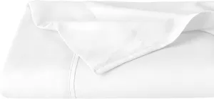 Bare Home Extra Long Flat Sheet - Premium 1800 Ultra-Soft - Hotel Luxury - Double Brushed - Easy Care - 1 Extra Long Flat Sheet Only (Twin/Twin XL, White)