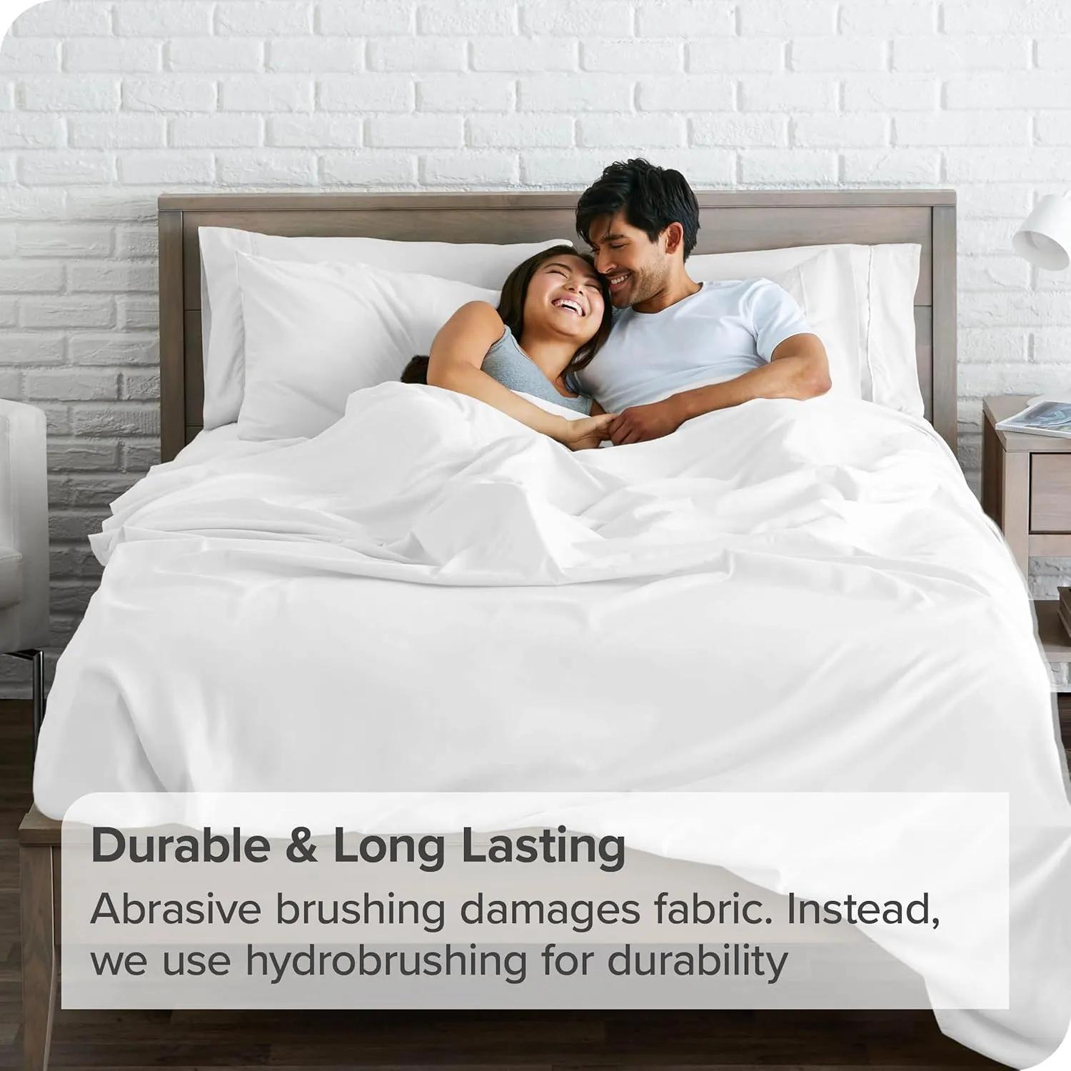 Bare Home Extra Long Flat Sheet - Premium 1800 Ultra-Soft - Hotel Luxury - Double Brushed - Easy Care - 1 Extra Long Flat Sheet Only (Twin/Twin XL, White)