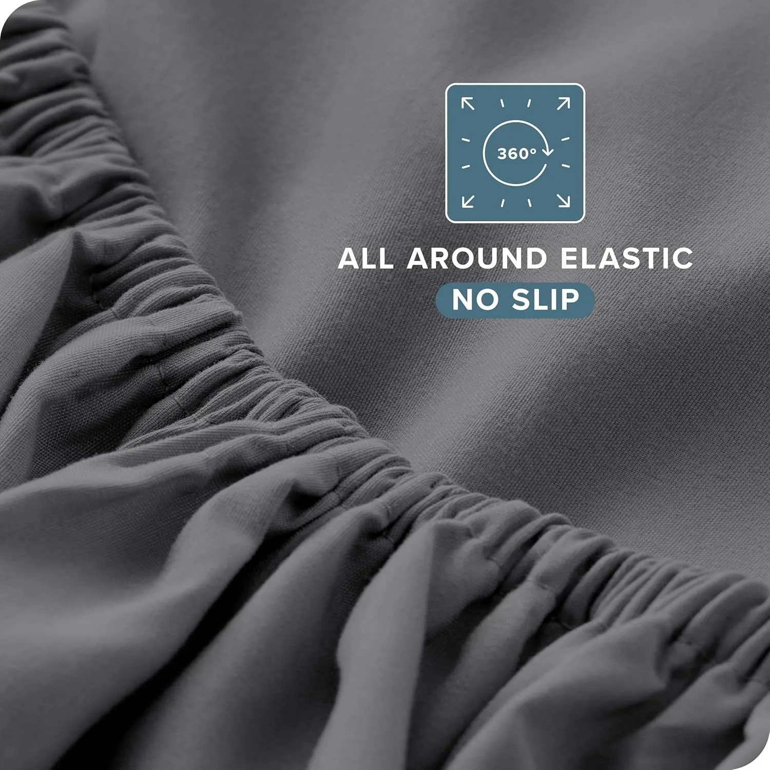 Bare Home Full Sheet Set - Luxury 1800 Ultra-Soft Microfiber Full Bed Sheets - Double Brushed - Deep Pockets - Easy Fit - 4 Piece Set - Bedding Sheets & Pillowcases (Full, Grey)