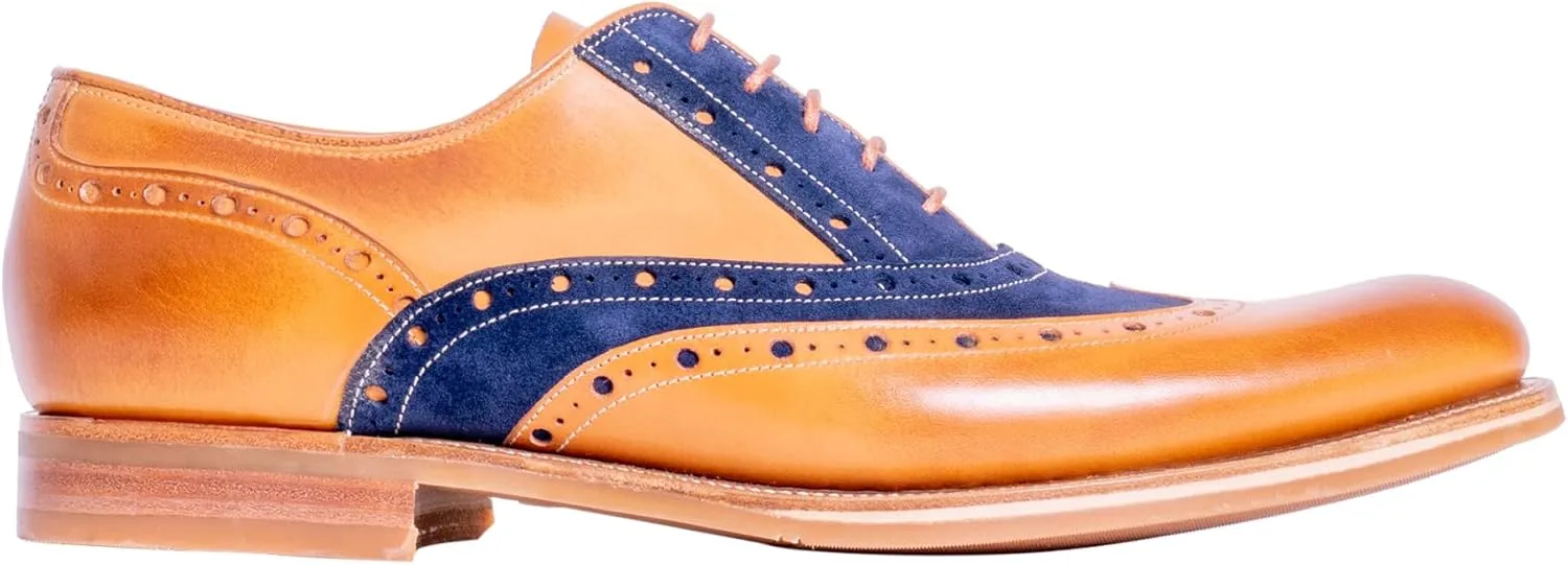 BARKER Abingdon Men's Handmade Leather Brogue Oxford Dress Shoes Timeless Elegance & Superior Craftsmanship