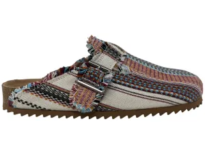 Basket - VERY G Slip on Mule with buckle detail