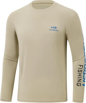 BASSDASH Men’s UPF 50  Sun Protection Long Sleeve Shirts Quick Dry Performance SPF UV Shirt for Outdoors Fishing Hiking FS31M