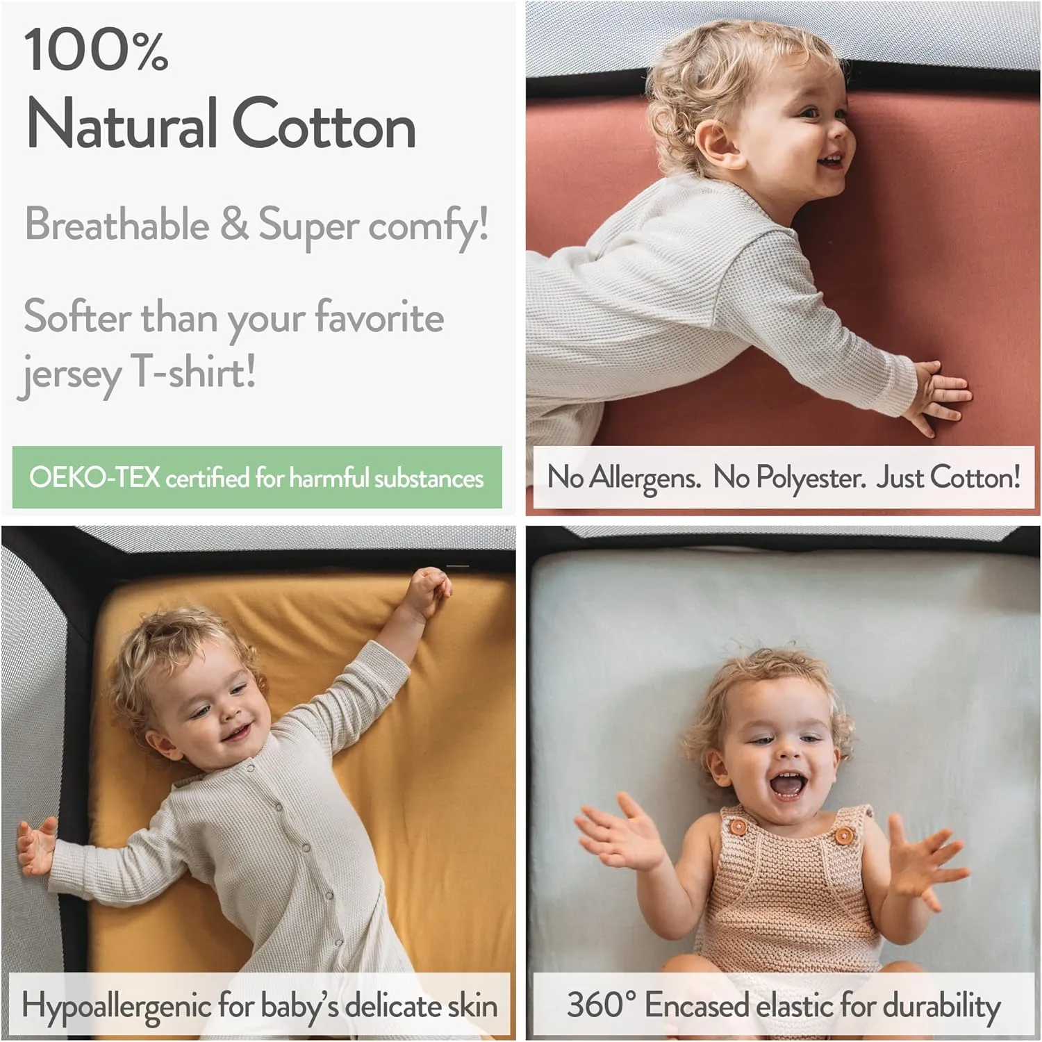 Bassinet Fitted Sheets for Halo Bassinest Swivel Sleeper Mattress – Snuggly Soft 100% Jersey Cotton – 2 Pack – Light   Dark Sage Green – 2 Pack