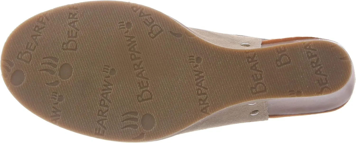 BEARPAW Women's Aracelli Multiple Colors | Women's Wedge Sandal | Women's Shoe | Comfortable & Lightweight