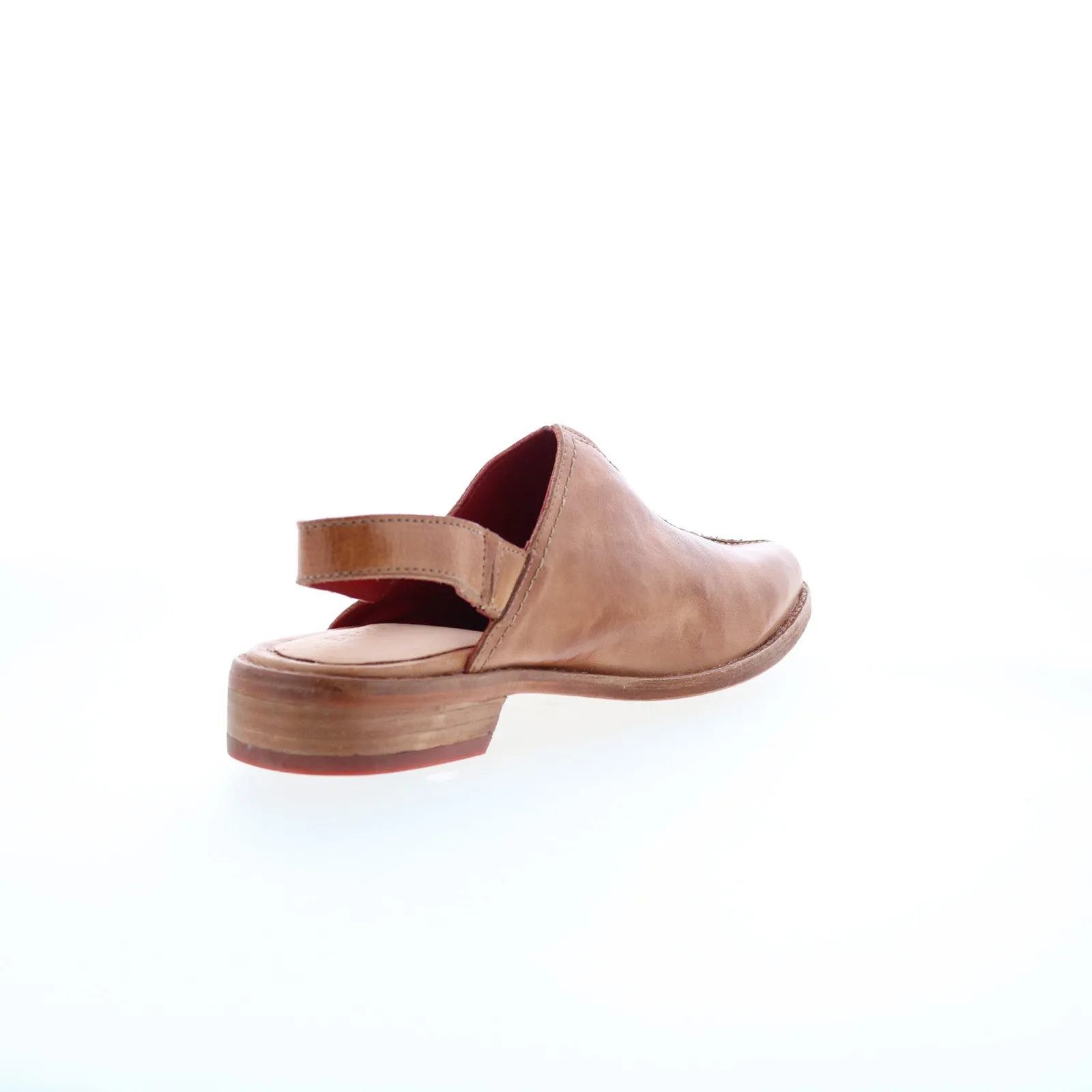 Bed Stu Zaria F319013 Womens Brown Leather Mule Flats Shoes