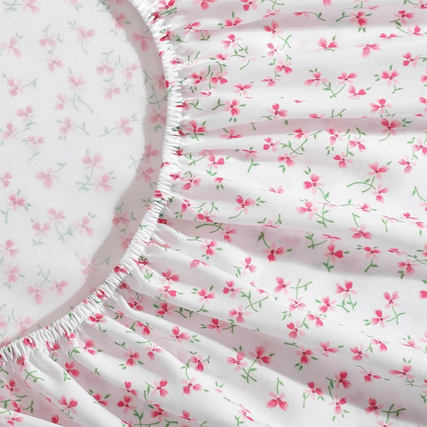 Betsey Johnson - King Bed Sheets, Super Soft & Lightweight Bedding with Matching Pillowcases, Fade & Wrinkle Resistant (Ballet Floral Pink, King)