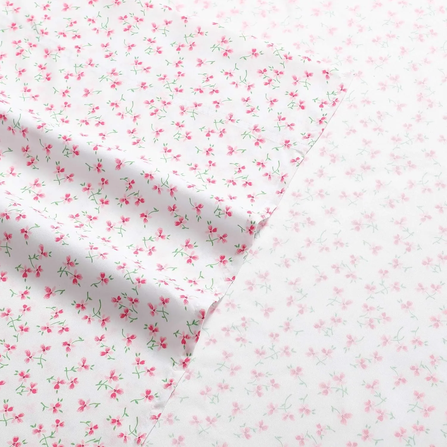 Betsey Johnson - King Bed Sheets, Super Soft & Lightweight Bedding with Matching Pillowcases, Fade & Wrinkle Resistant (Ballet Floral Pink, King)