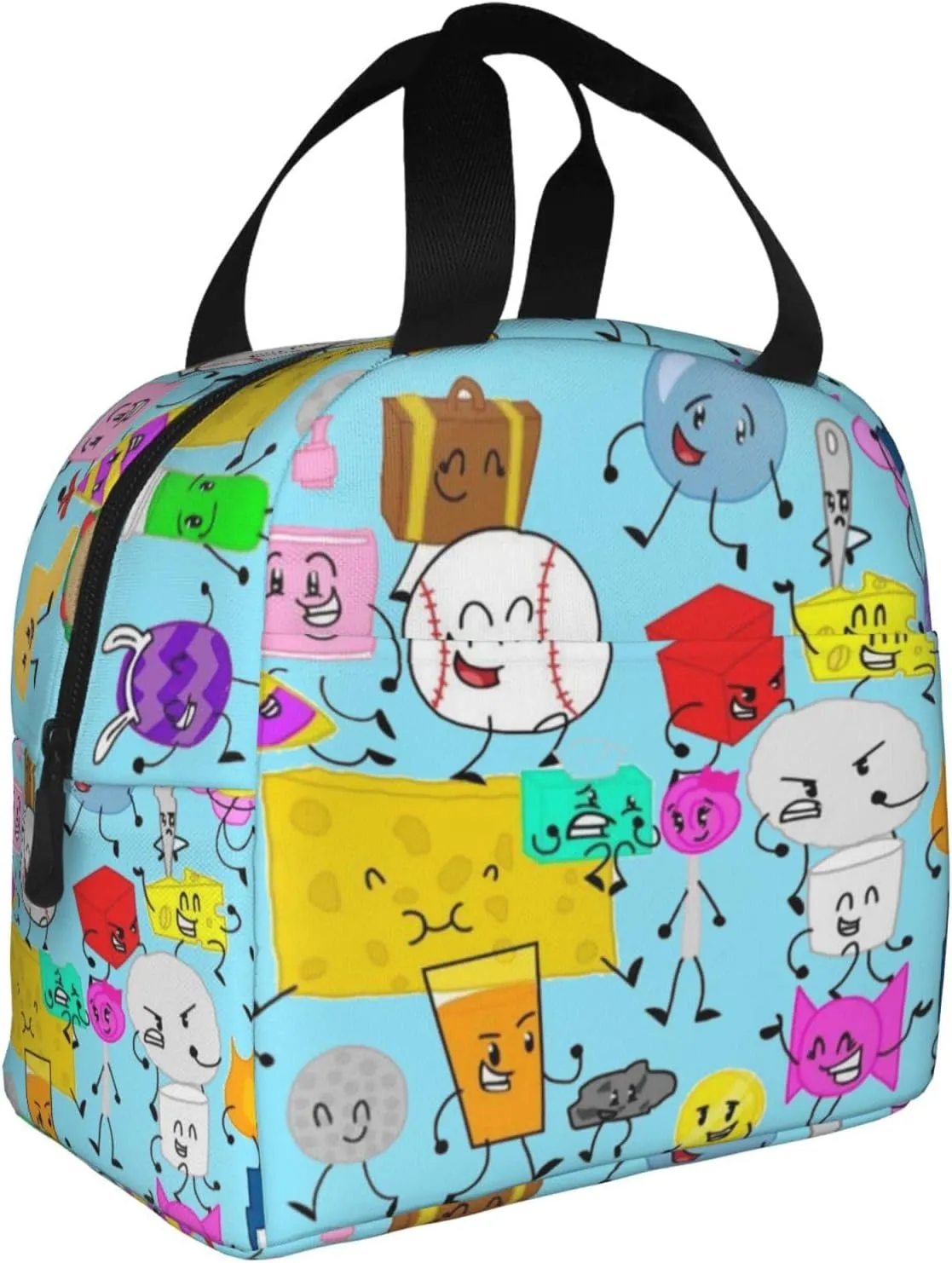 Bfdi-Battle for Dream Island Lunch Bag,Lunch Box Waterproof Lunch Container for Office Picnic Work Travel Hiking ﻿