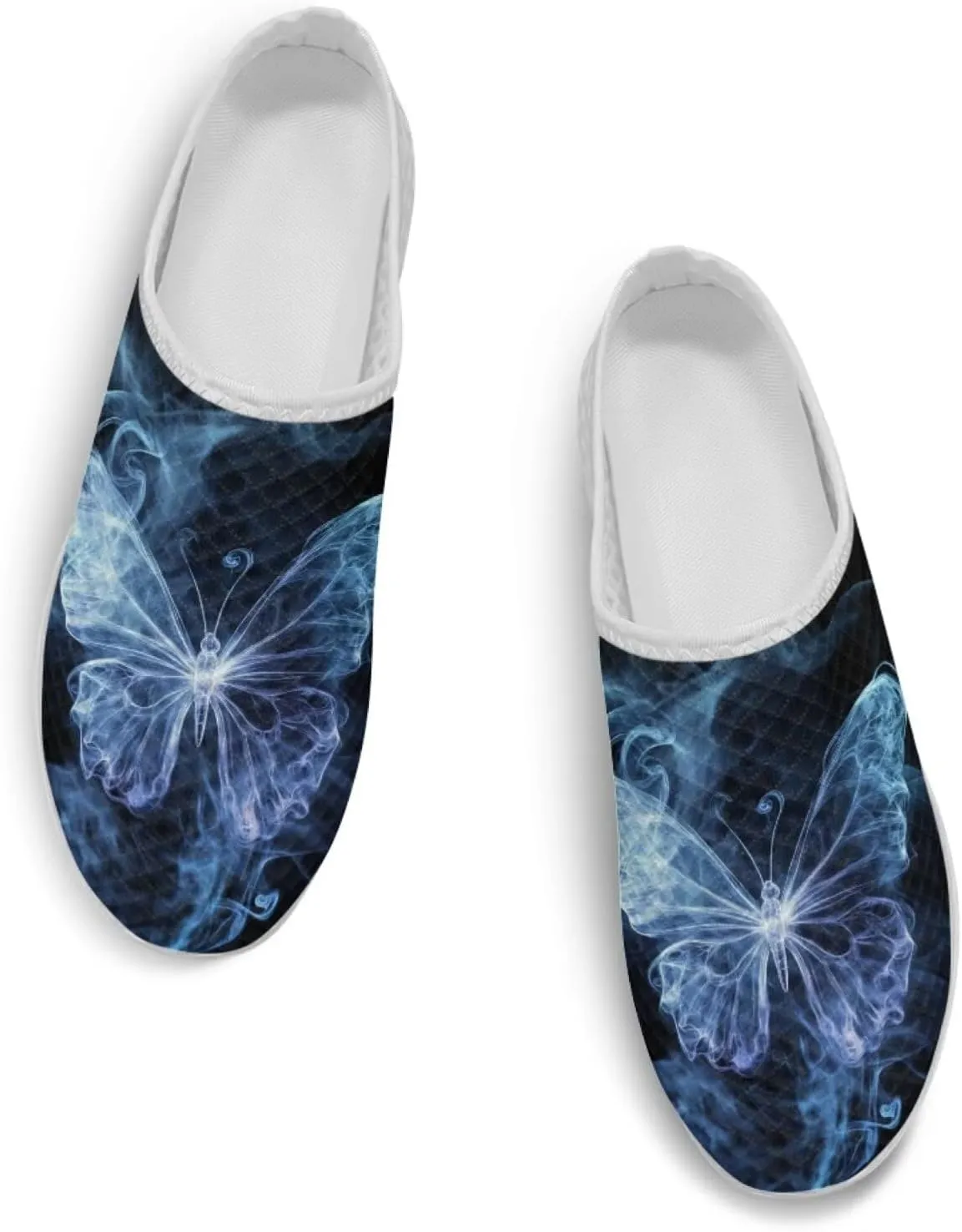 Binienty Women's Arch Support Round Toe Garden Clogs Slip On Breathable Mule Sneakers Wide Width Homen Slippers for Indoor Outdoor
