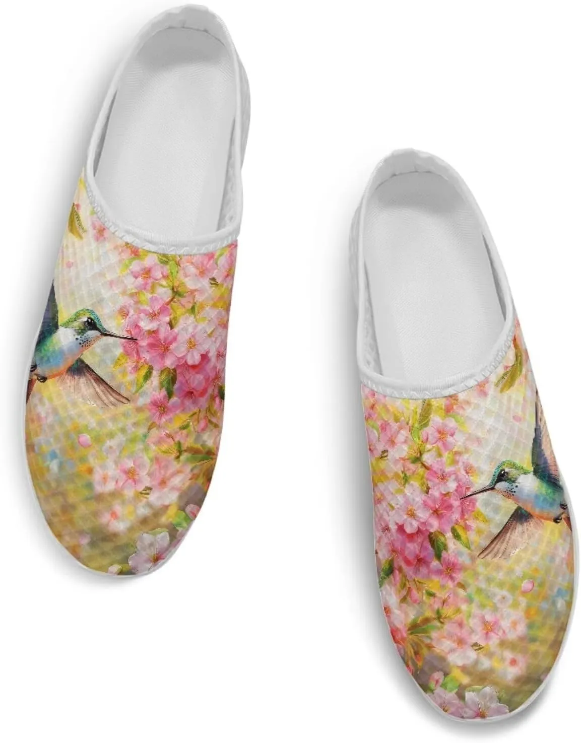 Binienty Womens Mule Shoes Slip on Mesh Garden Clogs Fashion Four Seasons Walking Shoe Outdoor Footwear