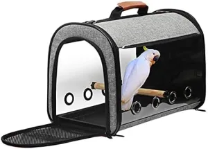 Birdcages Portable Pet Bird Parrot Back Bag Breathable Out Travel Cage