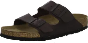 Birkenstock Arizona BS 2 Strap Birko Flor Sandal (Brown, US 12/12.5M)