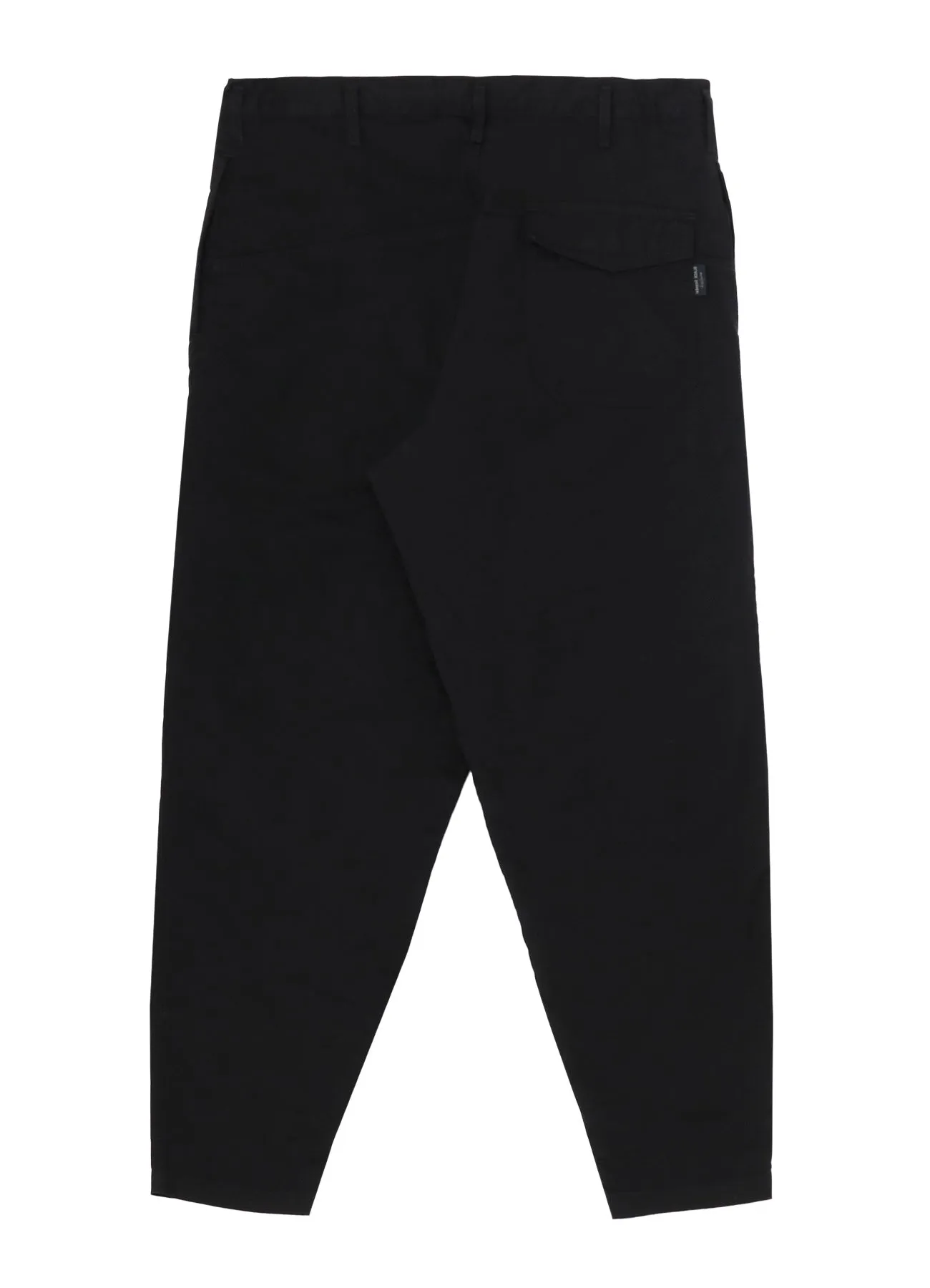 BLACK SCANDAL OXFORD NO-TUCK WAIST STRING WORK PANTS