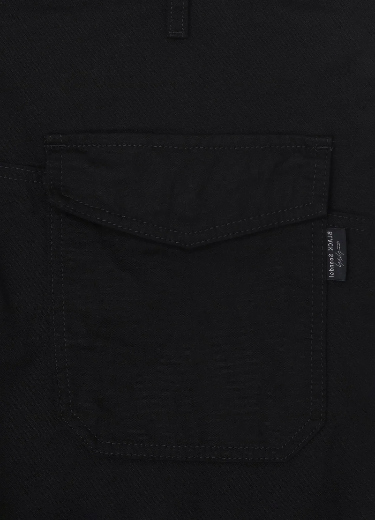 BLACK SCANDAL OXFORD NO-TUCK WAIST STRING WORK PANTS