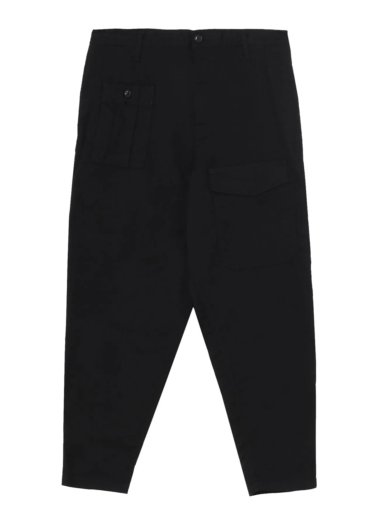 BLACK SCANDAL OXFORD NO-TUCK WAIST STRING WORK PANTS